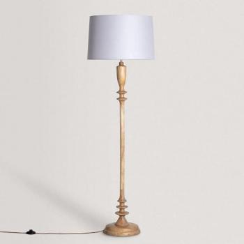 Lampada da Terra Meena Iluzzia Grigio Ghiaccio