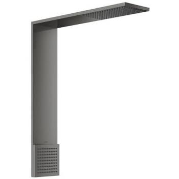 Hansgrohe Duschbrausemodul 12593330, 250x250mm, Wandmontage, 1jet, Schulterbrause, Schwarzchrom