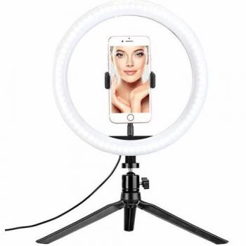 Anneau LED Selfie Pro avec Support Smartphone et Mini-Trépied
