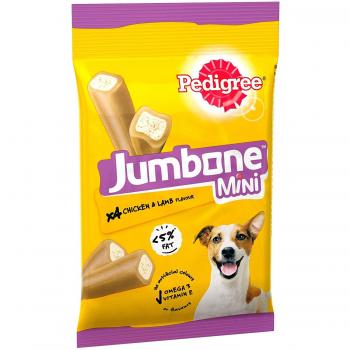Pedigree Jumbone Small Dog Treats with Chicken and Lamb 160g Pack of 4