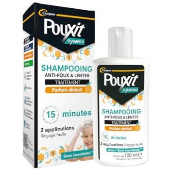 Pouxit Shampoing Lentes et Poux Abricot 100 ml