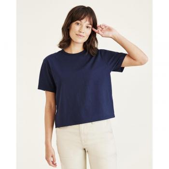 Camiseta Crew Dockers de Mujer en Azul