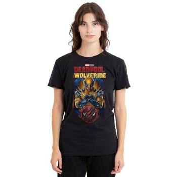 Marvel Deadpool Wolverine Torn Frame Shirt – Black