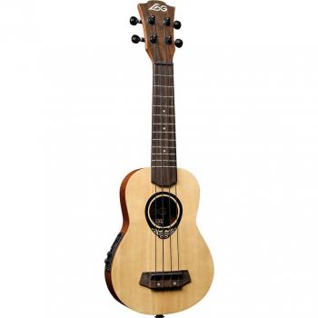 Lâg Tiki Baby Tku150Se Ukulele Baby -Soprano Slim Arched Back