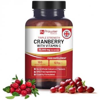Merișor Vegano 30.000 mg con Vitamina C