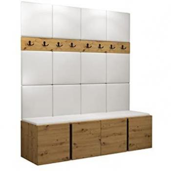 Conjunto de recibidor Hartford 268, 186x168x46cm, montada en la pared
