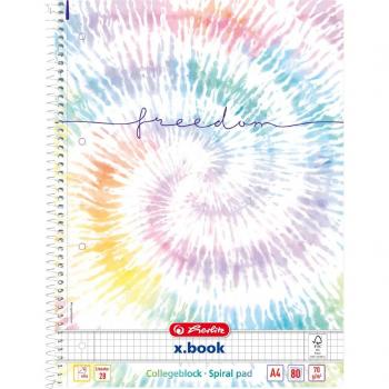 Herlitz Quaderno Foderato A4 Libertà Multicolore