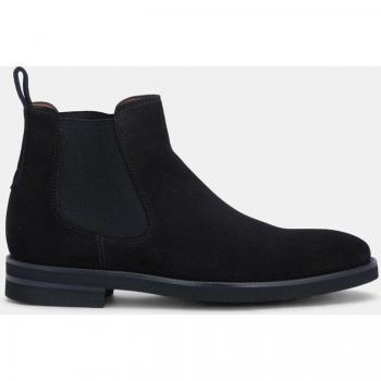 Zapatos de ante negro LOTTUSSE, diseño masculino