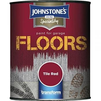 Johnstone's 307943 Red Garage Floor Tile Paint – 750 mL