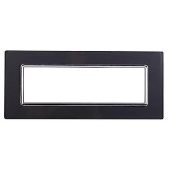 Livinglight 7er Platte Graphitglas Dunkelstahl von Ettroit