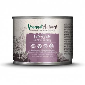Venandi Animal – Ente & Pute Delikatesse 24x200g