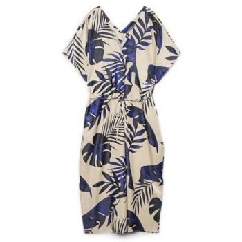 Vero Moda Vina‑Maxi­kleid – 1 Teil, Beige, weites Design, SKU 10327430