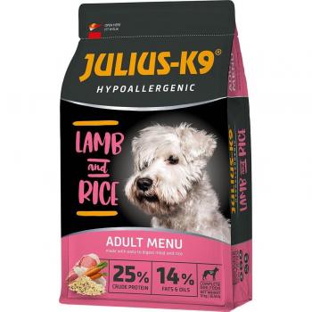 Julius K9 High Premium Adult Hundefutter hypoallergen aus Lamm, 12 kg