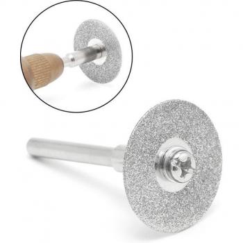 Disques diamantés de coupe 50mm avec tige pour outil rotatif
