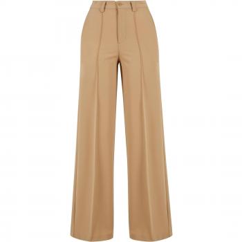 Urban Classics Damen Weite Plissee-Pants