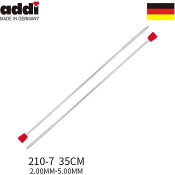 Aiguilles à tricoter Addi 210-7 35cm taille 5.0mm