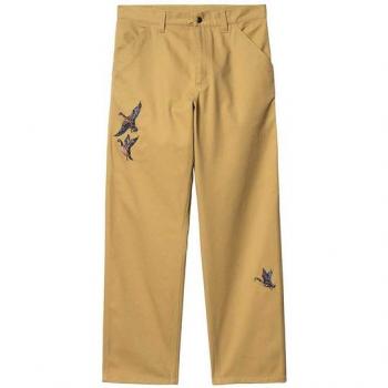 Carhartt WIP Ducks Tuta Marrone: Pantalone a singolo ginocchio