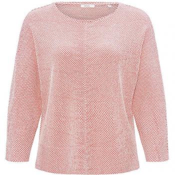 OPUS Sweatshirt Serera mit 3/4-Ärmeln in Rot, Größe 38