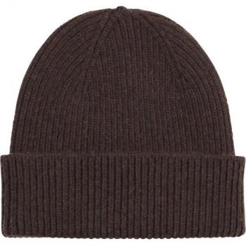Cappello di lana Colorful Standard color coffee brown