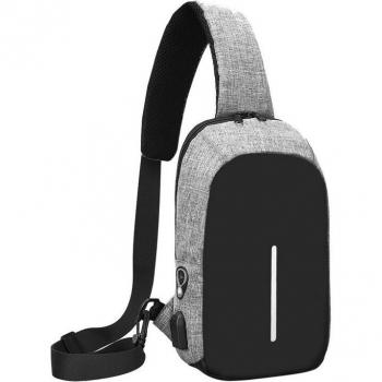 USB-Enabled Chest Bag for Men