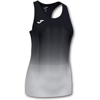 Joma Elite VII Damen T-Shirt, Schwarz/Weiß, S