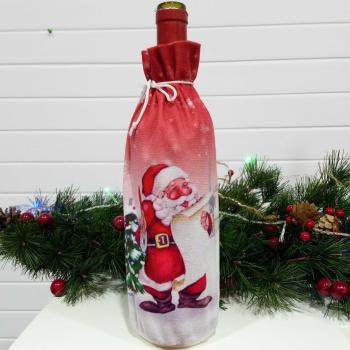 1pc Weihnachtsmann Flasche Abdeckung