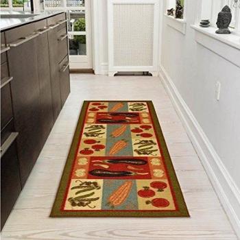 Tessuto di copertura Ottomanson SAR6825-20X59 Olivastro Verdure 50x150 cm