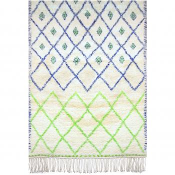 Tapis en laine marocain Majorelle 200x300