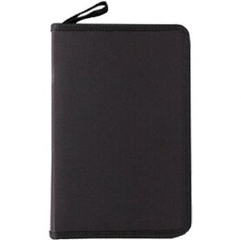Foldable Canvas Pencil Case with 36 Holes Zippered Sketch Pen Bag