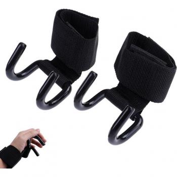 Support de poignet noir pour sangles de levage unisexes et résistantes