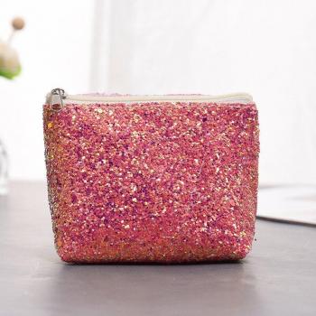 Cosmetic Bag with Sequins