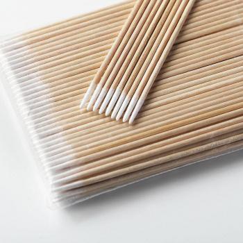 Mini cepillos de algodón desechables para maquillaje