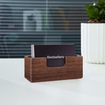 Organizador de Tarjetas de Madera