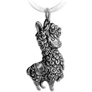 Metall Lama Schlüsselanhänger