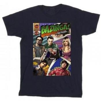 La T-shirt a manica lunga Bazinga (The Big Bang Theory) – Nero, taglia XXL