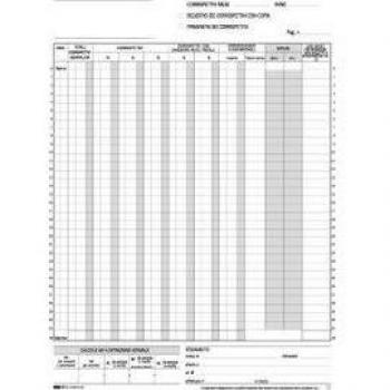 REGISTRO PRIMA NOTA IVA CORRISPETTIVI 29,7X23 25/25 FG AUTORIC. E2102A