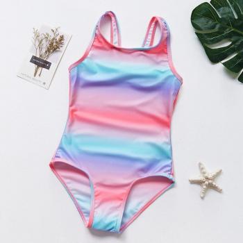 Traje de Baño Nueve Colores para Niñas con Bloqueo Solar 50+