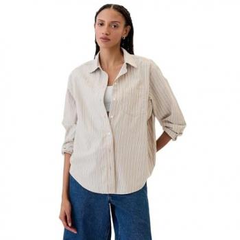 GAP Langarmhemd Beige
