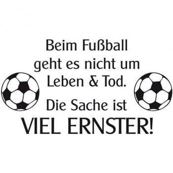 Selbstklebendes Wandtattoo mit Fußballmotiv