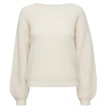 Pulz Jeans Strickpullover 50206779 – Boathalf‑Design mit weiten Ärmeln