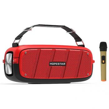 Hélice Hopestar A20 Pro Bluetooth Étanche, Subwoofer et Microphone Rouge