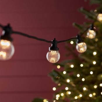 Black‑Cable ProConnect Warm White Fairy Lights – 5 m Length