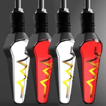 Freno LED intermitente 12V Universal para motos