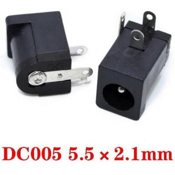 50pcs DC-005 5.5 x 2.1mm & 5.5 x 2.5mm Female Connectors