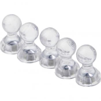 6pcs Colorless Magnetic Push Pins