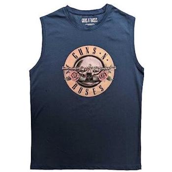 Band Logo Muscle Top – Blue, Large (GNR)