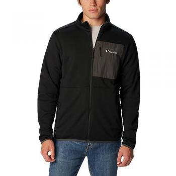 Columbia Hike Schwarzer Fleecejacke, 100% Baumwolle, XXL