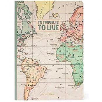 Legami Travel Lined Notebook A5, Green
