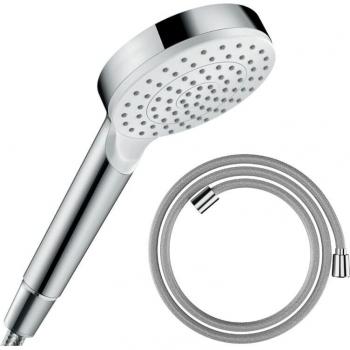 Rociador Hansgrohe Crometta EcoSmart + Flexo Designflex 125 cm Cromado