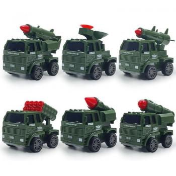 Mini Pull Back Engineering Vehicle Toy Set for Ages 3-14